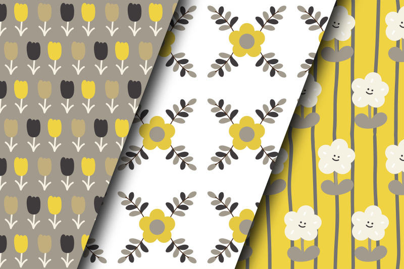 grey-amp-yellow-flowers-seamless-pattern-digital-papers