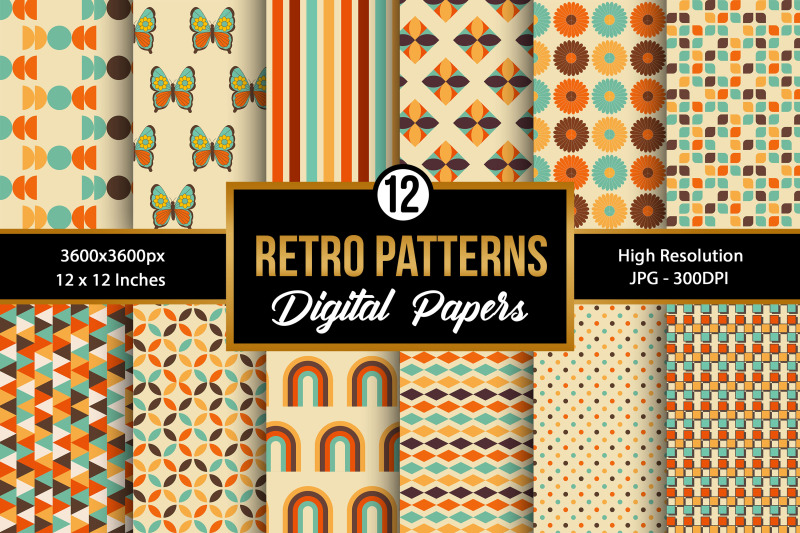 retro-seamless-pattern-digital-papers