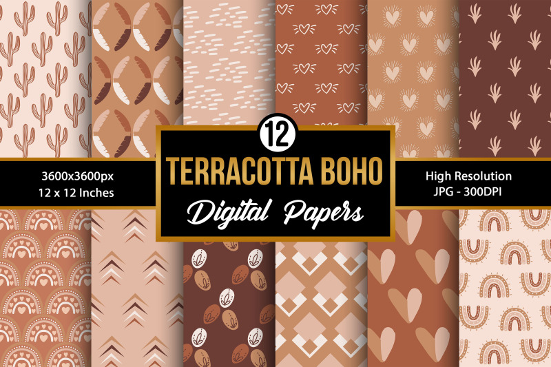 terracotta-boho-pattern-digital-papers