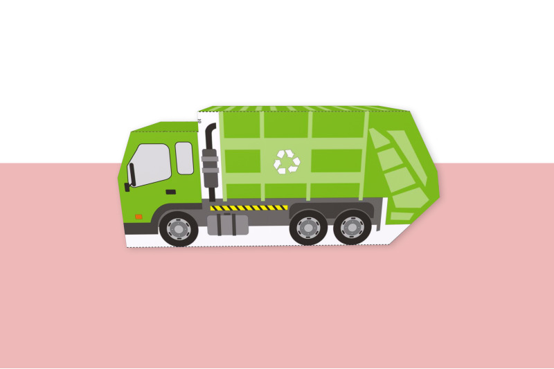 diy-garbage-truck-favor-3d-papercraft