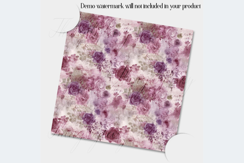 30-seamless-mauve-grunge-vintage-floral-and-writting-digital-papers