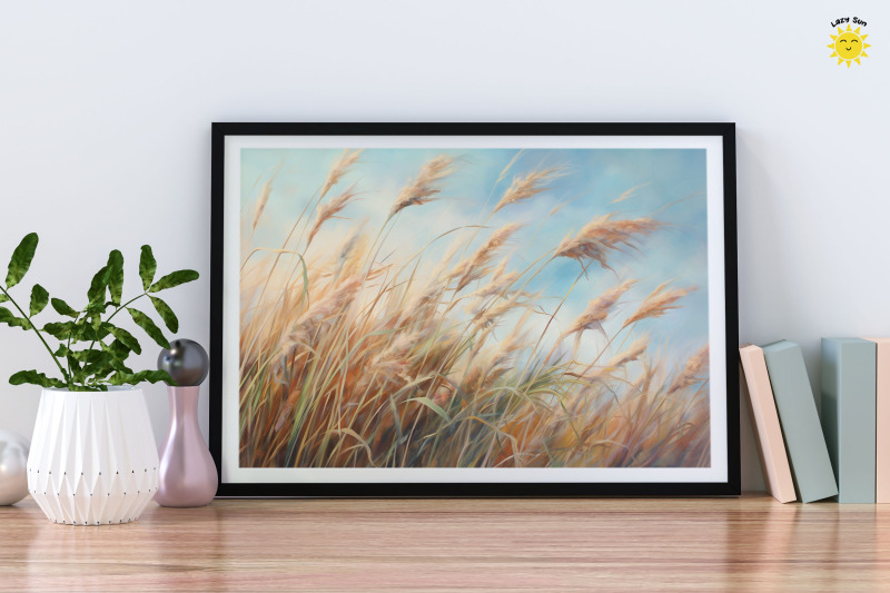 watercolor-grasses-swaying-backgrounds