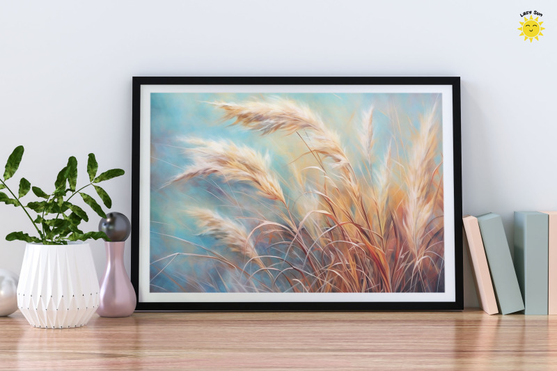 watercolor-grasses-swaying-backgrounds