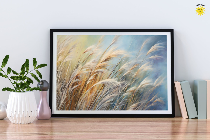 watercolor-grasses-swaying-backgrounds