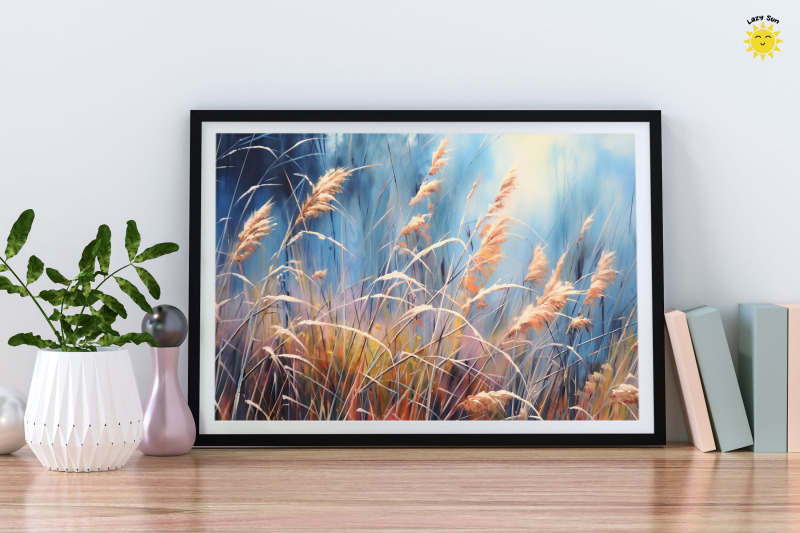 watercolor-grasses-swaying-backgrounds