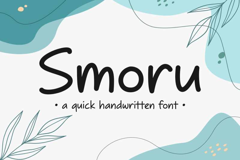 smoru-handwritten-font