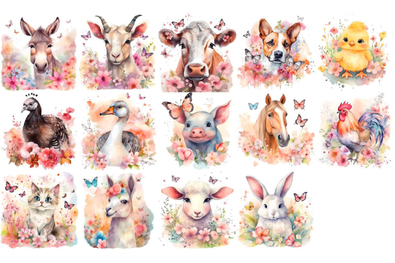 spring-farm-animals-clipart-watercolor-baby-animal-png