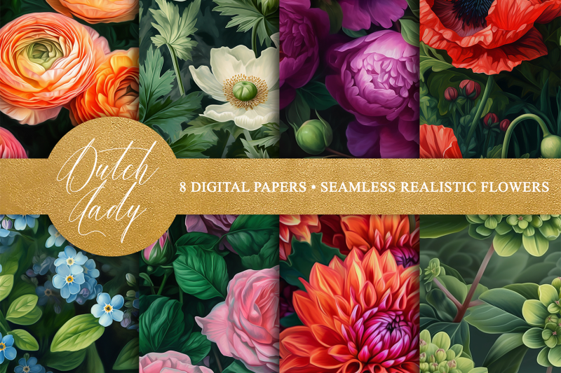 seamless-realistic-flower-patterns