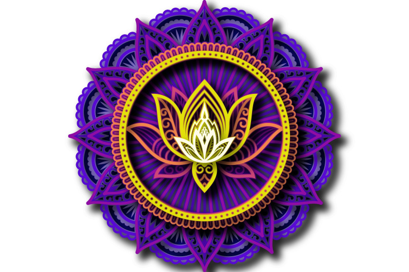 3d-layered-mandala-with-lotus-flower-for-laser-cut-cricut