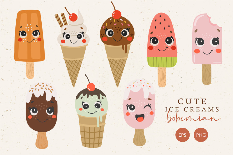 cute-ice-cream-clipart-ice-creams-with-face-clipart