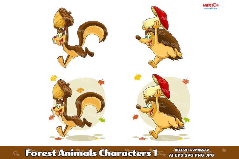 forest-animals-cartoon-characters-1