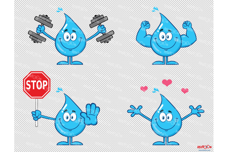 blue-water-drop-cartoon-mascot-character-2