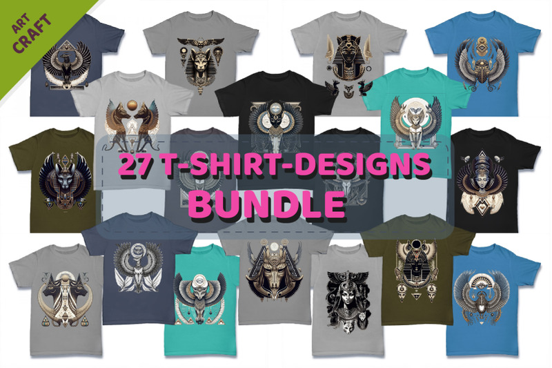 bundle-27-t-shirt-designs-egyptian-ornaments