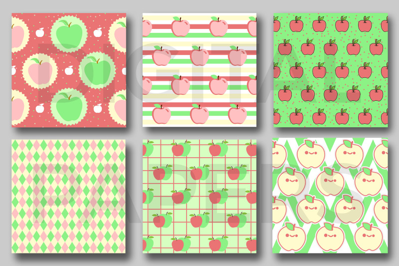 cute-apples-seamless-pattern-digital-papers