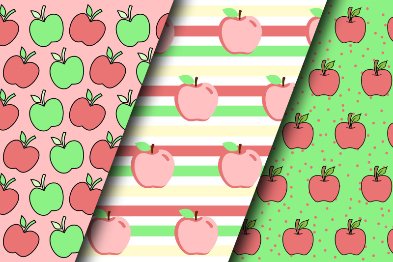 cute-apples-seamless-pattern-digital-papers