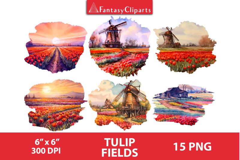 tulips-fields-meadows-clipart-watercolor-landscapes