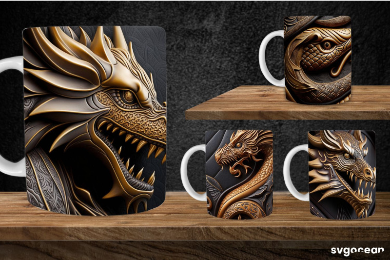 tooled-leather-dragon-mug-11-oz-sublimation