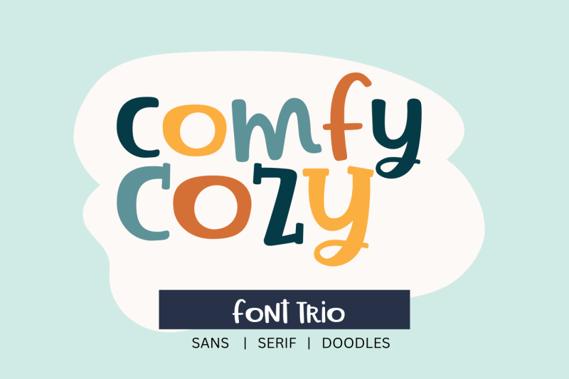 comfy-cozy-font-trio-sans-serif-amp-doodles
