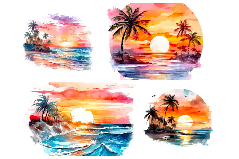 sunset-beach-png-clipart-10-png-files