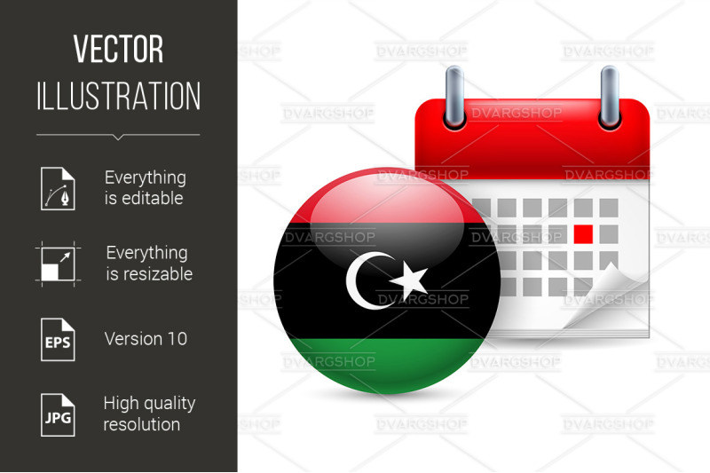 icon-of-national-day-in-libya