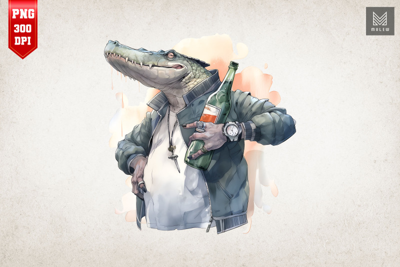 father-crocodile-loves-drinking-bundle