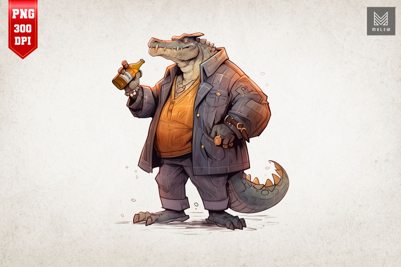 father-crocodile-loves-drinking-bundle