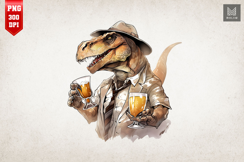 father-t-rex-dinosaur-drinking-bundle