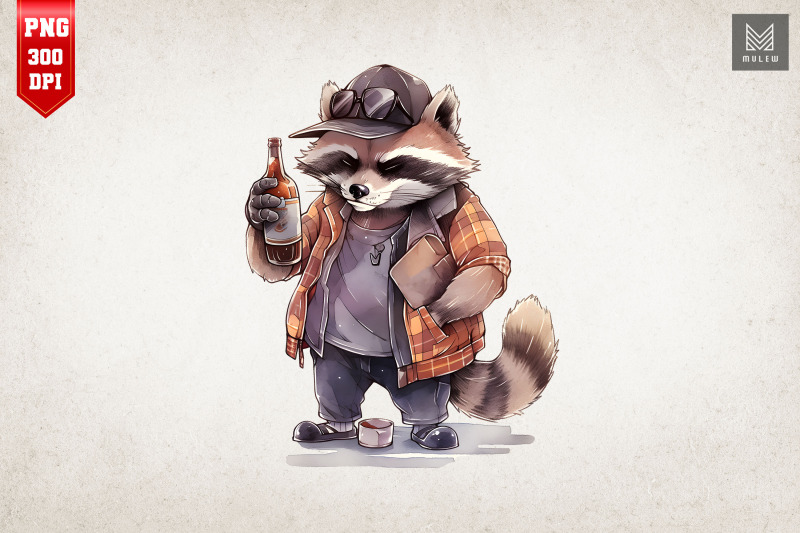 father-racoon-loves-drinking-bundle