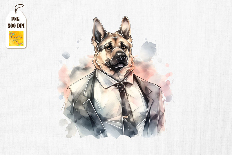 father-dog-in-suit-watercolor-bundle