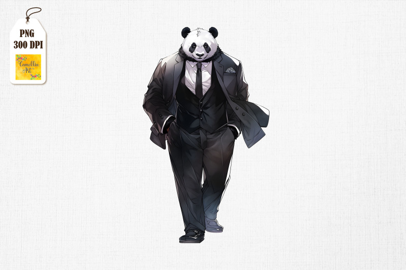 father-panda-in-suit-watercolor-bundle