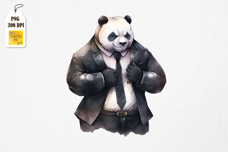 father-panda-in-suit-watercolor-bundle