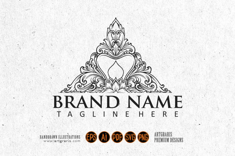 luxury-antique-triangle-swirl-flourish-logo-illustrations