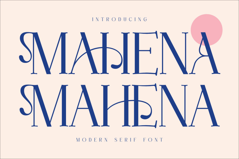 mahena-typeface