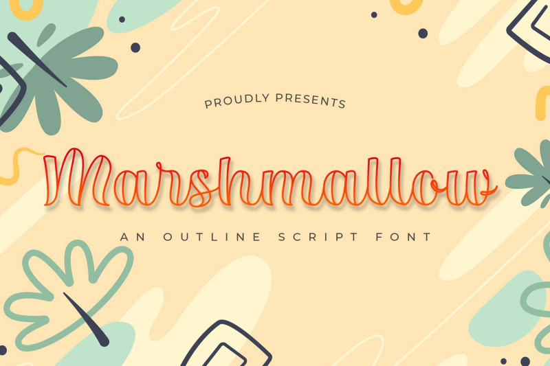 marshmallow-an-outline-script-font