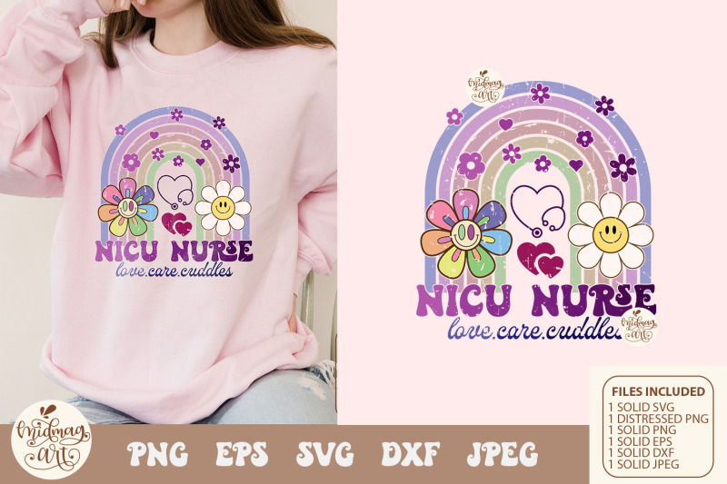 nicu-nurse-rainbow-png-svg-nicu-nurse-png-boho-nurse