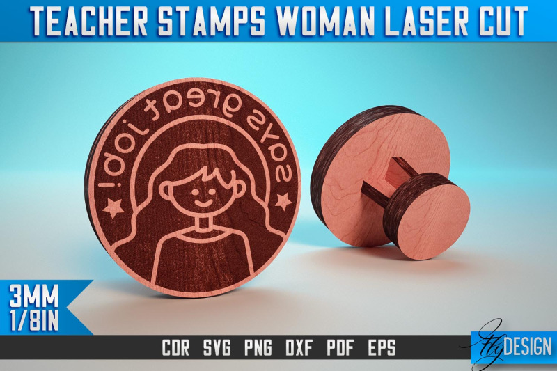 teacher-stamp-woman-laser-cut-svg-teacher-laser-cut-svg-design-cnc