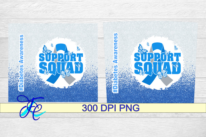 support-squad-diabetes-tumbler-wraps