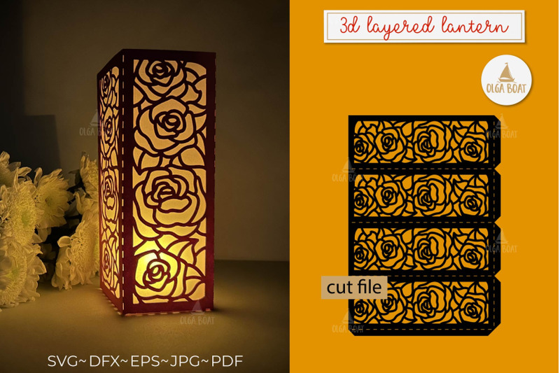 3d-flowers-rose-lantern-paper-cut-files
