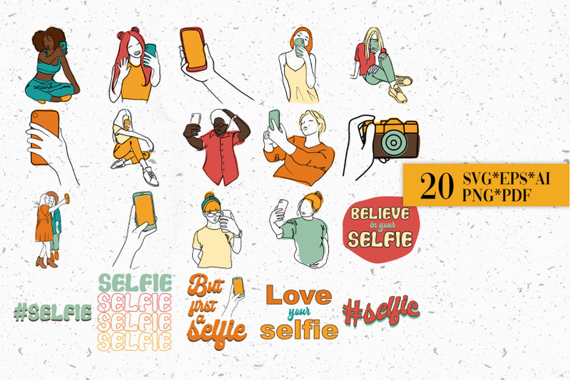 selfie-svg-png-eps