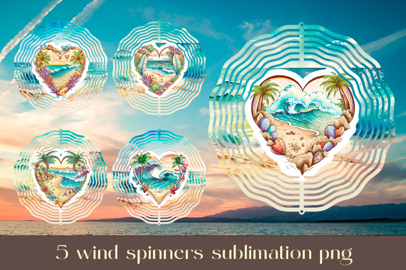 summer-wind-spinner-sublimation-tropical-beach-design-bundle