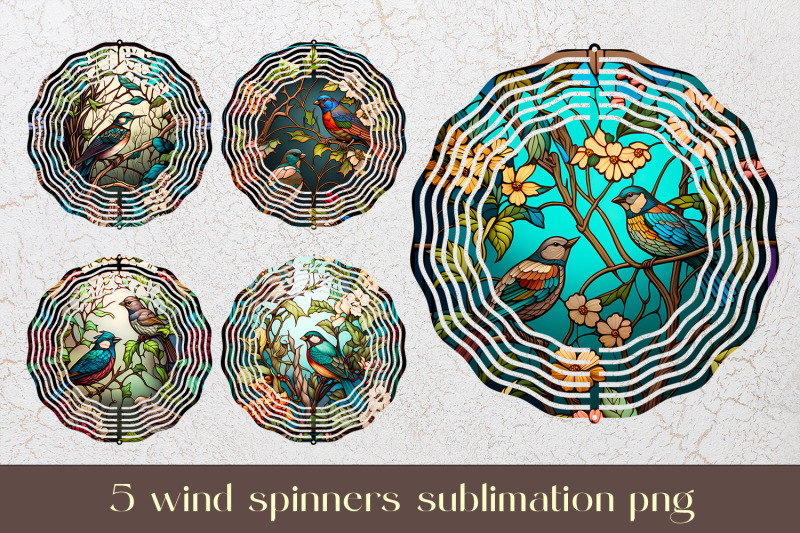 stained-glass-wind-spinner-sublimation-vintage-wind-spinner