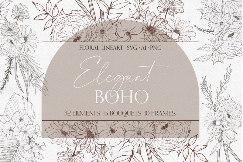 elegant-boho-floral-line-art-svg-ai-png