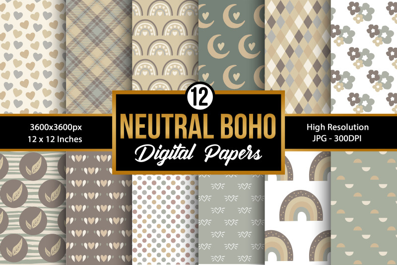 neutral-boho-seamless-pattern-digital-papers