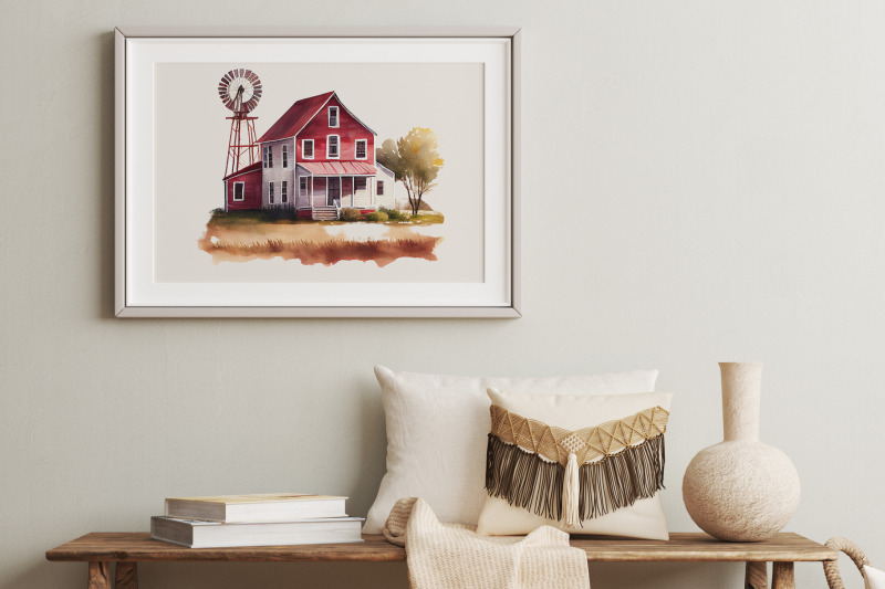 farmhaus-watercolor-clipart