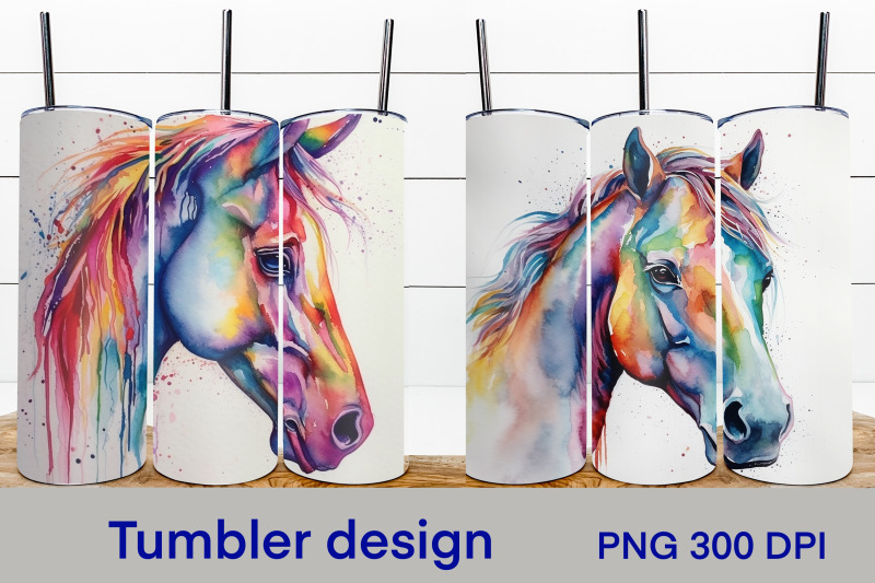 horse-tumbler-sublimation-animal-tumbler-sublimation