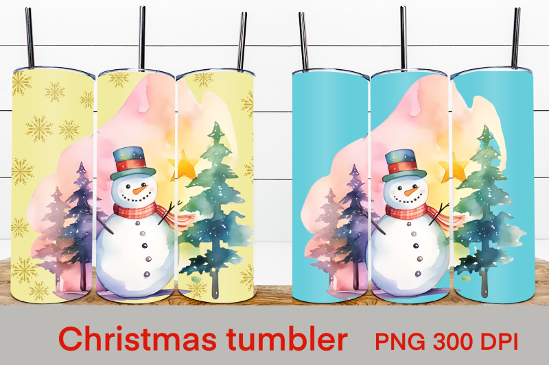 christmas-tumbler-design-christmas-snowman-tumbler