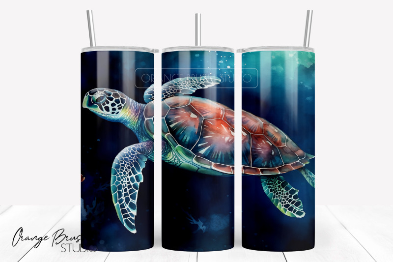 sea-turtle-tumbler-wrap-skinny-tumbler-sublimation-design