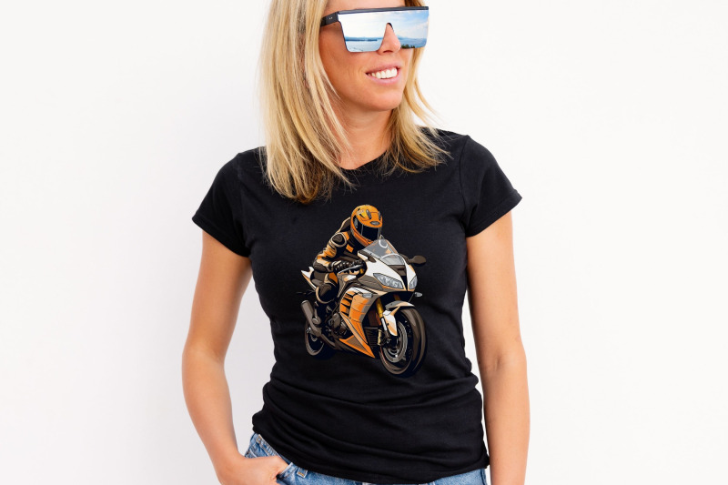 motorcycle-biker-rider-illustration