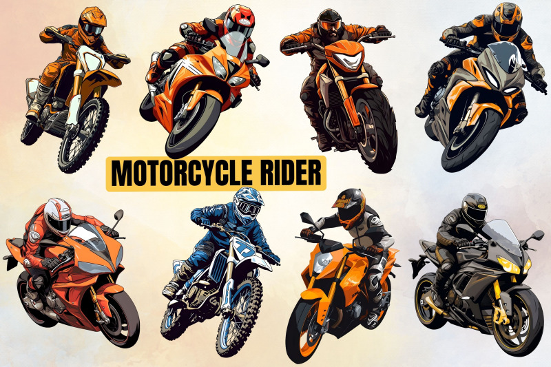 motorcycle-biker-rider-illustration