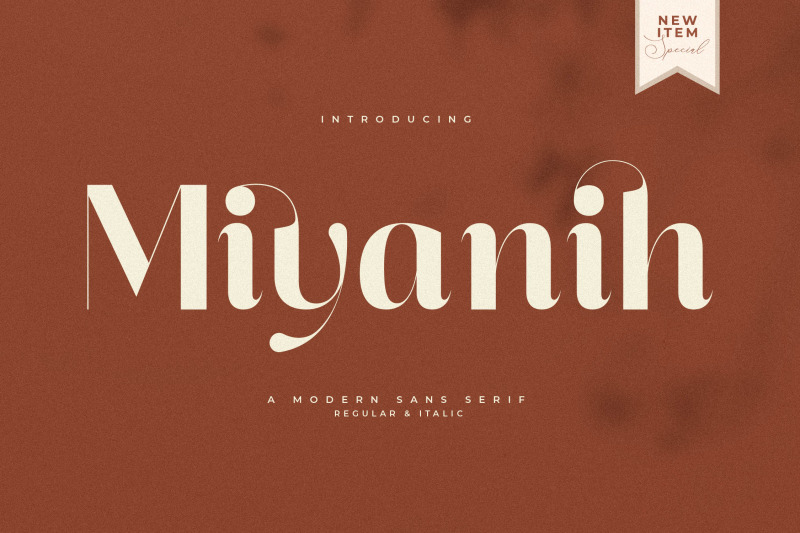 miyanih-typeface